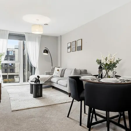 Lux 2bd, Free Parking & Wifi, Near Mcr Center And Media Lejlighed