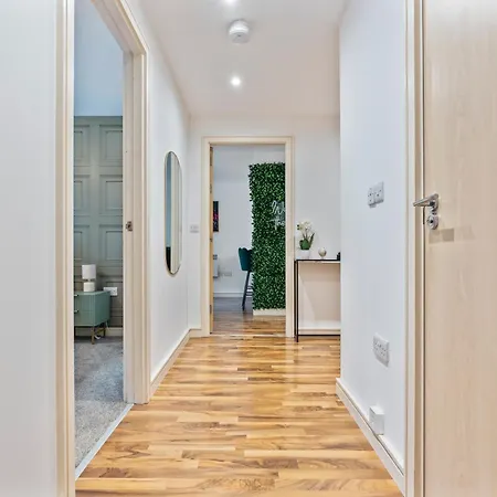2-bed Apt-sleeps 5-long Stays-oxford St * 맨체스터