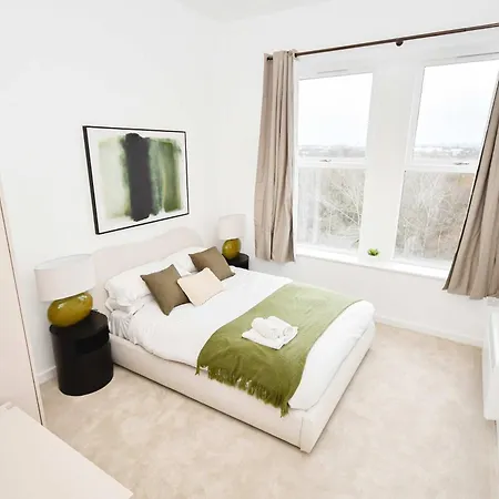 Lägenhet Spacious & Bright 1bed Nr Etihad Stadium Manchester