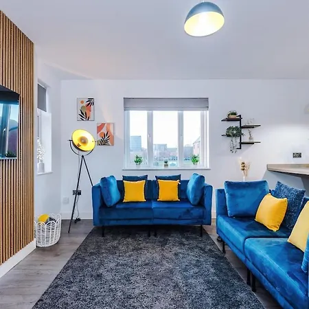 Luxury 2 Bed Close To Coop Etihad And Centre Апартаменты Манчестер