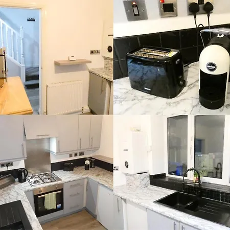Spacious 4 Bed Maisonette Close To Salford Quays And With Smart Tvs And Netflix Perfect For Families And Contractors Lejlighed *