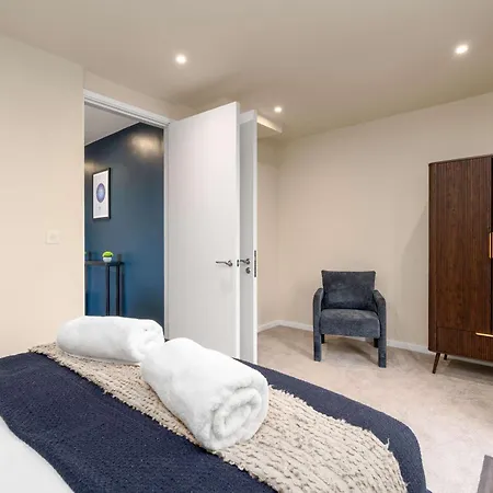 アパート The Mancunian Blue - Luxury 2-bed Corner *