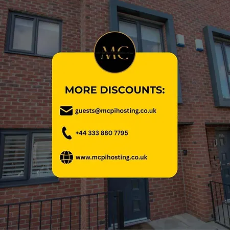Modern 2-bed In Swinton By Mcpi Hosting, Perfect For Families & Contractors *
