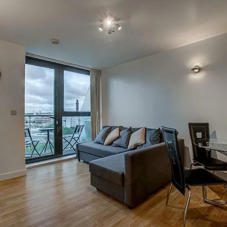דירה Prime Location 1 Bed Apt With Balcony מנצ'סטר