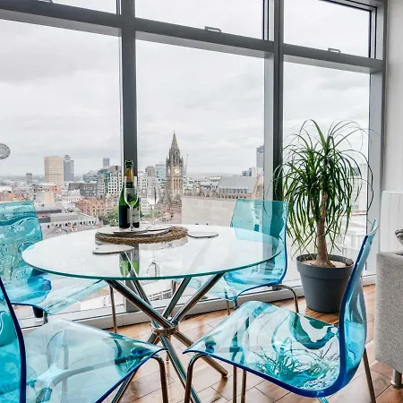 Lägenhet Stunning Modern 1br Apt W/ Balcony, Central Manc