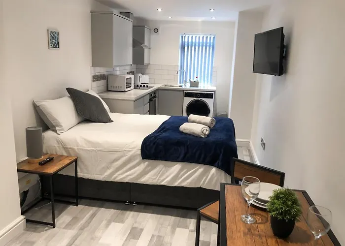 Apartamento 10min To - Free Parking - Private - Contractor Friendly Manchester