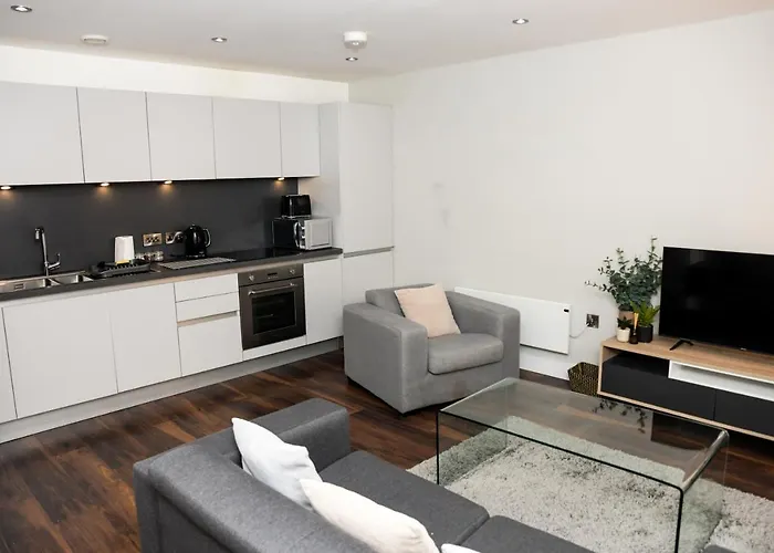 Onpoint - Spacious 2 Bedroom Apt - City Centre With Balcony Манчестер