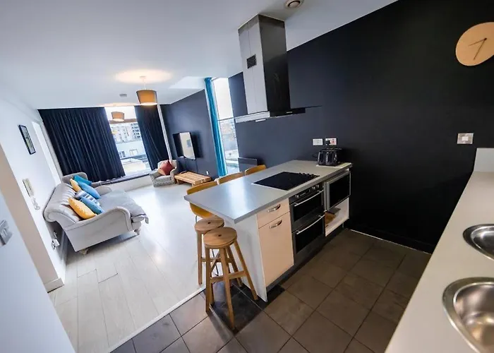 Apartment City Centre Modern 3bed 2bath Penthouse Northern Quarter, Sleeps 10