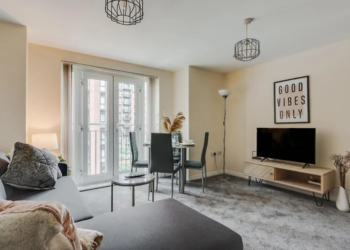Apartament Stylish 2 Bed Flat Manchester