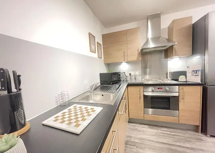 Apartamento Cityfront Cosy Near Centre & Etihad Stadium, Free Parking *