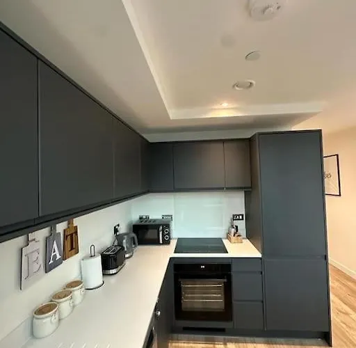 Stylish, Top-floor 1 Bed Apartamento Mánchester