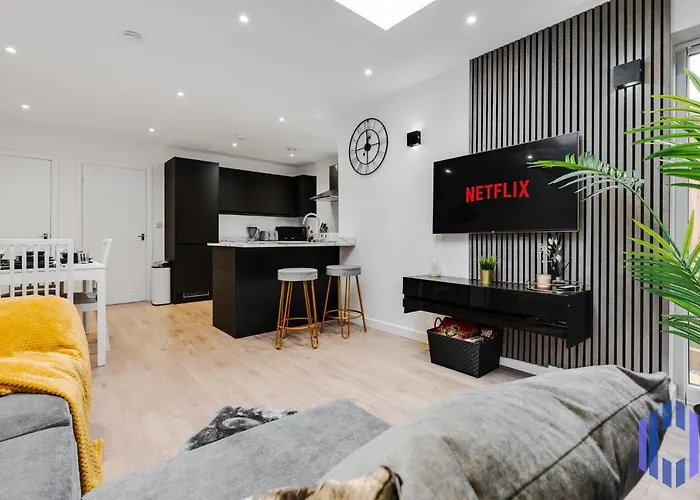 Hébergement de vacances Stylish 4bd - Coop Live - Etihad - Parking - Ev Manchester