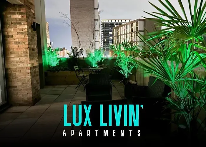 Apartmán Lux Livin' - Luxury 2 Bed With Sky Garden