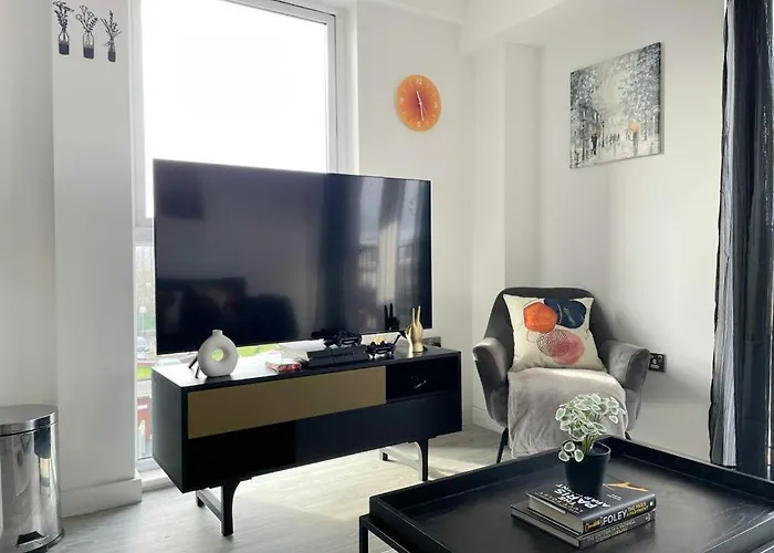 Mcr 1br Getaway With Rooftop Access & Prime Location Apartmán Manchester