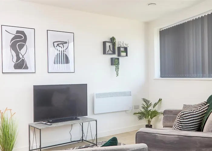 The Salford Quay, Warm & Beautiful With Hyper Fast Wifi & Great Views! Manchester