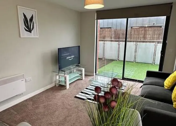 Apartmán Large 1 Bed Mcr And Huge Terrace Sleeps 4 *