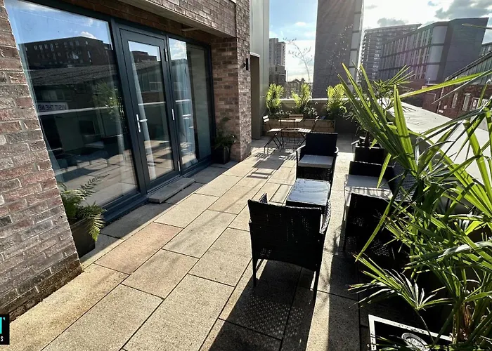Lux Livin' - Luxury 2 Bed With Sky Garden Apartmán Manchester