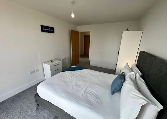 Chic 1 Bed Mcr Ap W/balcony- Sleeps 4 Lägenhet Manchester