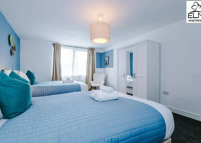 شقة Luxurious 1-bedroom Apartment, Sleeps 4, Free Parking مانشستر