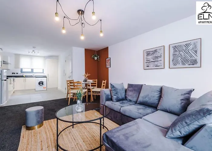 شقة Luxurious 1-bedroom Apartment, Sleeps 4, Free Parking مانشستر