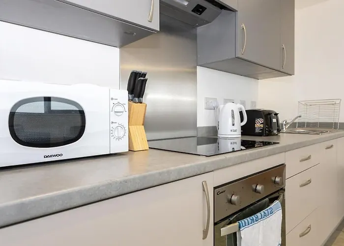 Stunning 2 Bed In Salford Amazing Views 맨체스터