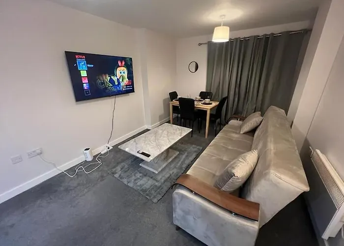 Ao Arena Flat Manchester, With Parking Apartament