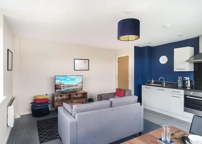 Bright & Modern 2 Bed Manchester Apartment 아파트