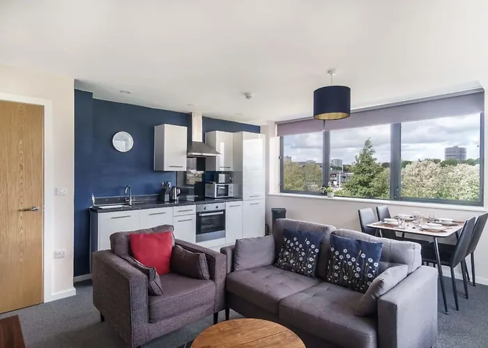 Bright & Modern 2 Bed Manchester Apartment 아파트 맨체스터