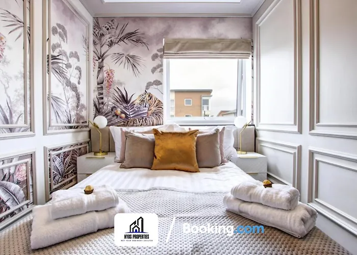 Сasa de vacaciones 3 Bedroom By Nyos Short Lets & Serviced With Garden Mánchester