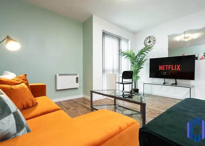 شقة Beehive Salford Quays Immaculate 1-bed Flat With Free-parking مانشستر