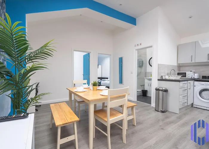 Santorini Blues By Cefas - Free Parking - - Near Airport *