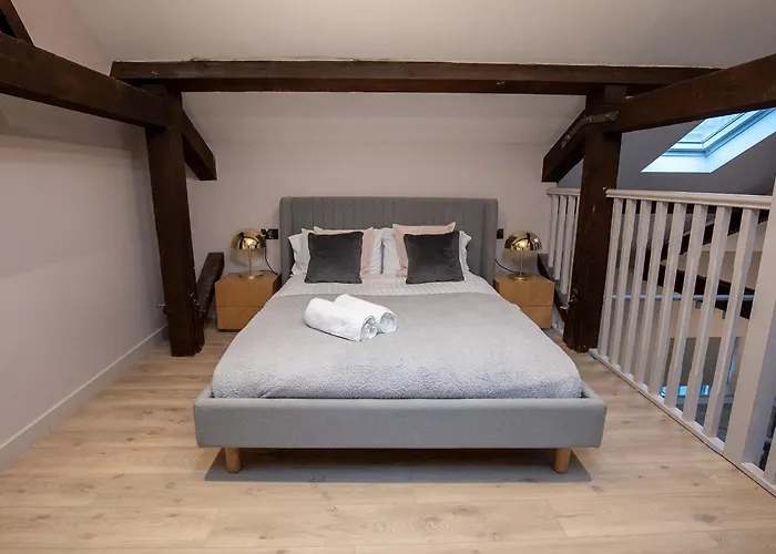 M1 Centre 3 Bed 3 Bath Luxe Penthouse Lejlighed Manchester