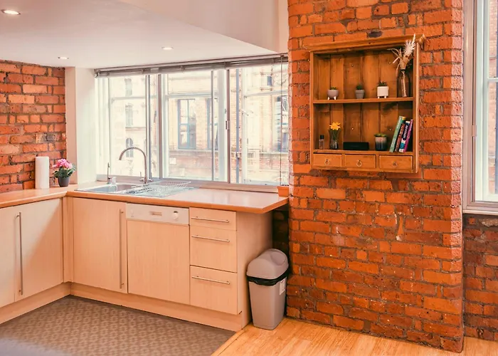 Chic Georgian Flat In 맨체스터