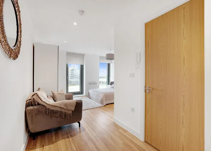 Apartman New! Media 1br Free Wifi Manchester