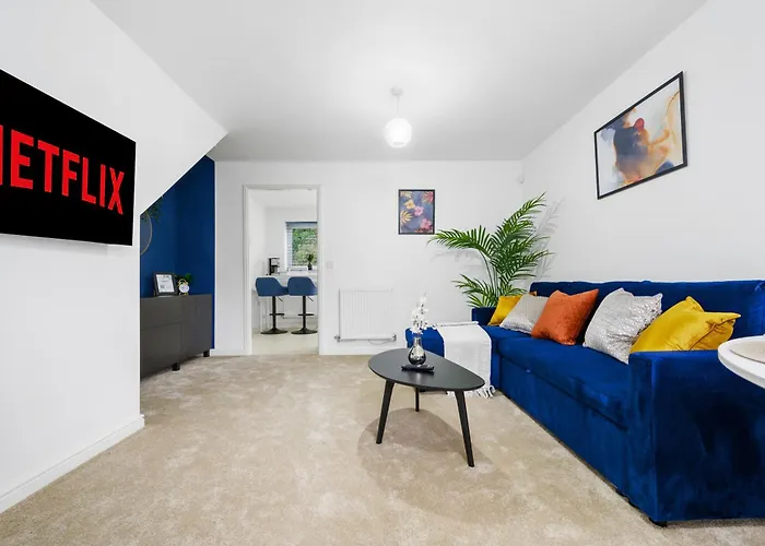 Apartment Superb Two Bedroom House Near Etihad & Coop Live - Free Parking Manchester