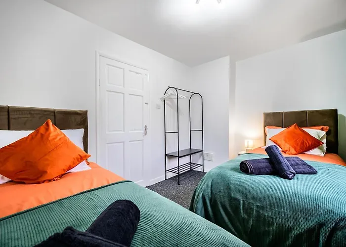 Feriehus Trafford Eden - 3 Bed Near Old Trafford And Trafford Centre With Free Parking Manchester