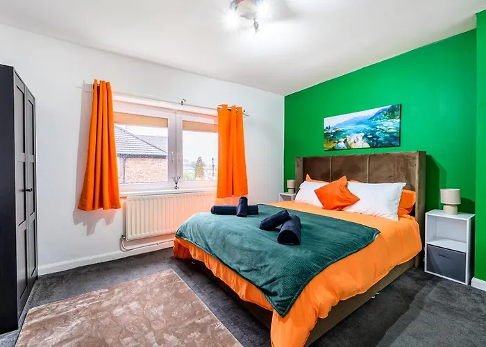 Trafford Eden - 3 Bed Near Old Trafford And Trafford Centre With Free Parking Hébergement de vacances *