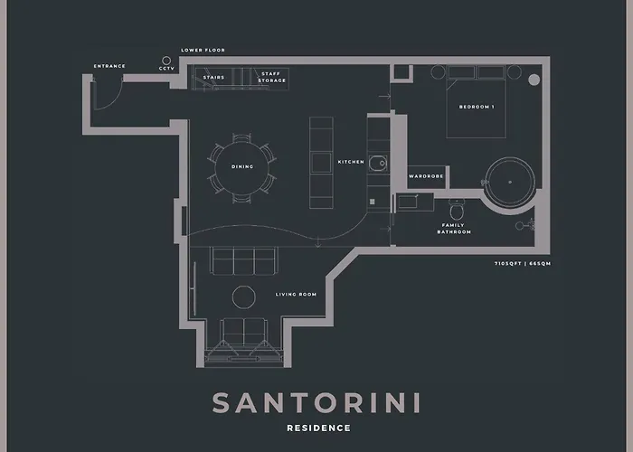 Апартаменты Santorini By The Heim Манчестер