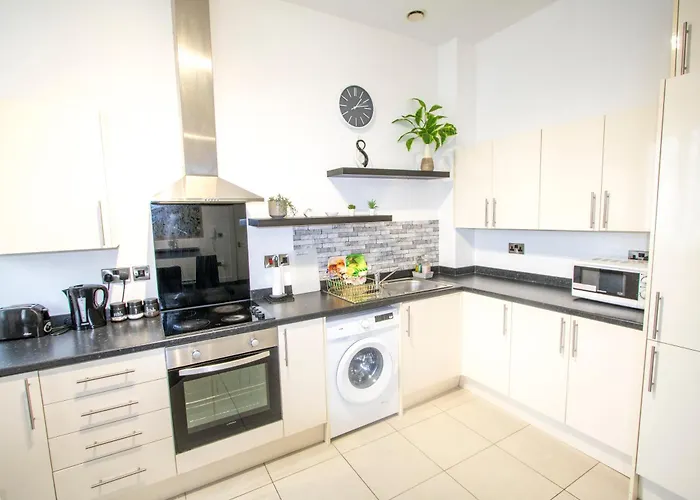 Ideal For Groups - 2 Bedroom - Free Parking, Transit Links, Close To Stadiums Apartmán Manchester