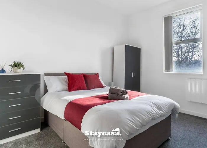 Appartement Casa Cove 2f Flat Free Parking - 5min To Hospital Manchester