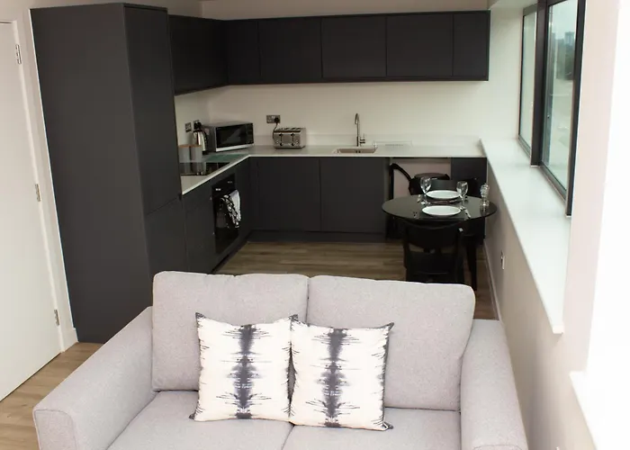 アパート Dashing 1br Penthouse Near Mcr Stadiums *