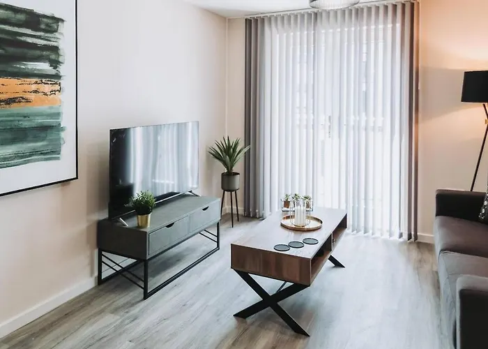 Lägenhet 2bed 2bath Nr Old Trafford Parking