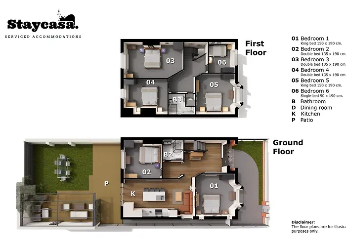 Spacious 6-bed With Large Patio And Free Parking Сasa de vacaciones