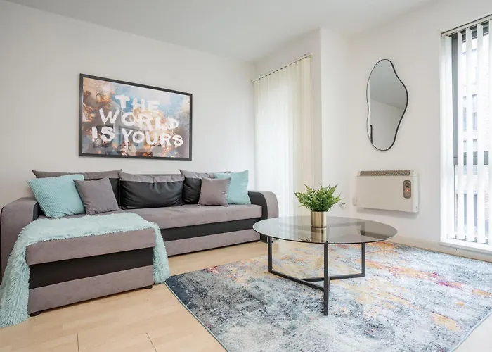 Apartamento Lux Livin' - Luxury 2 Bed Centre Free Parking