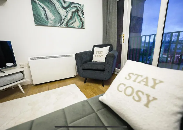 Modern Luxury 2 Bed Apartment, Sleeps 5 公寓