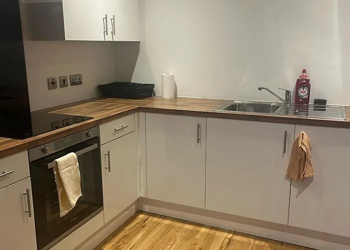 Luxepoint A Luxurious1-bed Flat With Gym And Cinema Manchester