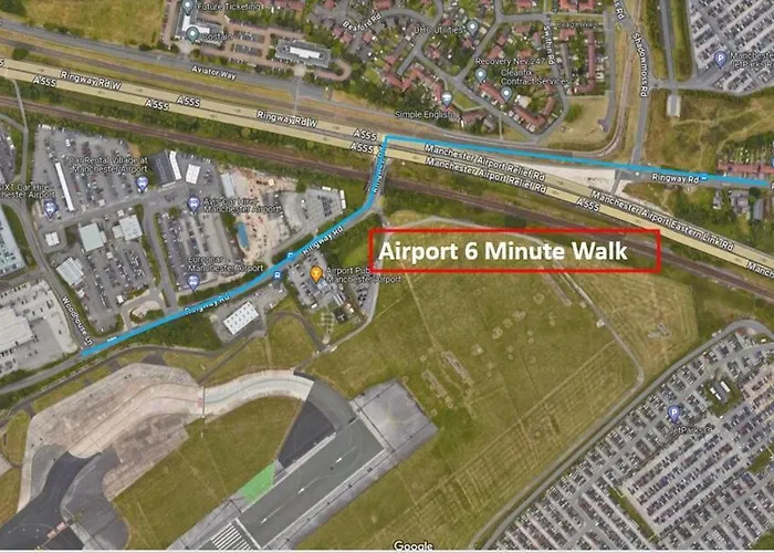 3br House-apartment-free Parking-manchester Airport *