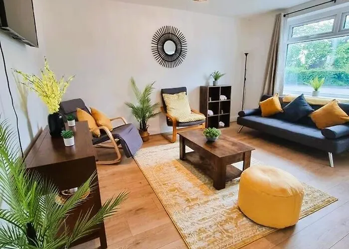 3br House-apartment-free Parking-manchester Airport 펜션 *