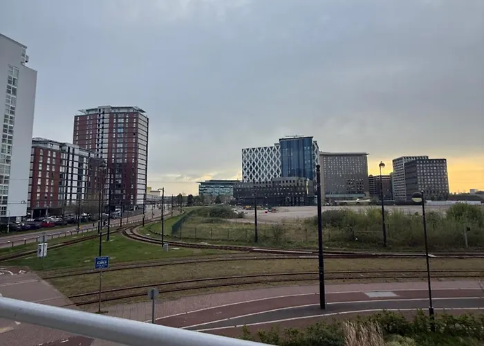 Luxepoint A Luxurious1-bed Flat With Gym And Cinema Manchester