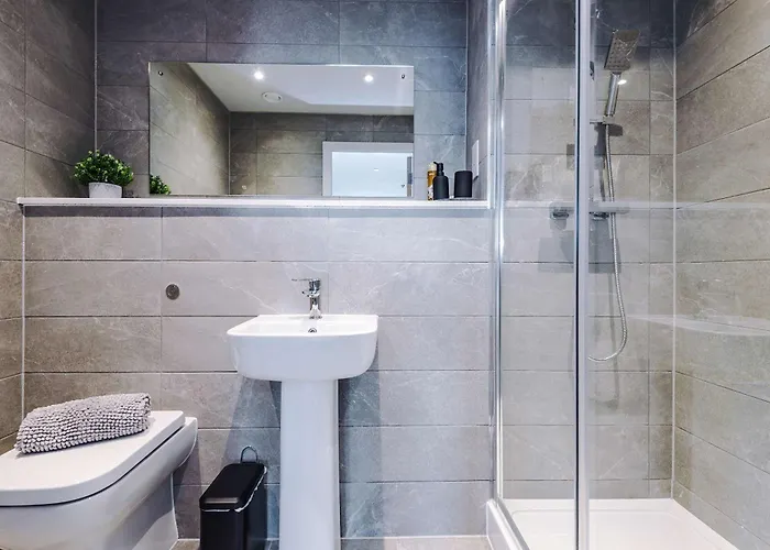 Stunning New 2-bed Flat In Perfect For Couples Апартаменты Манчестер